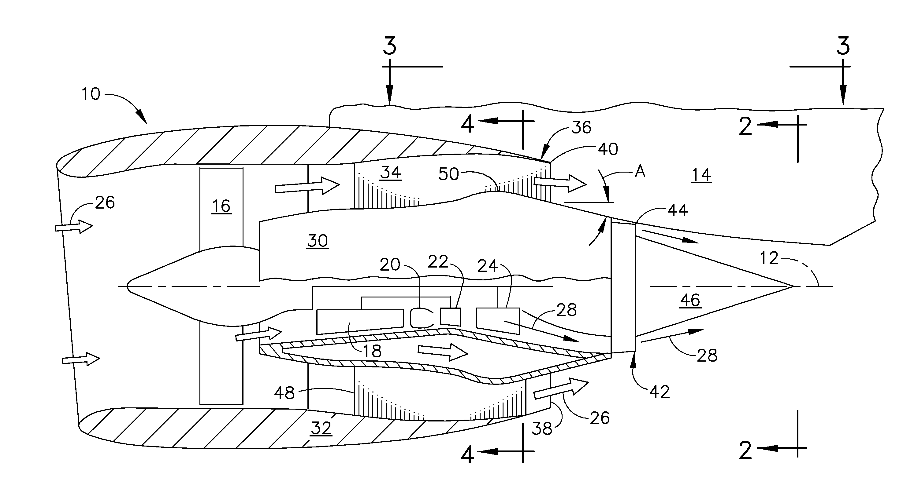 Variable Slope Exhaust Nozzle