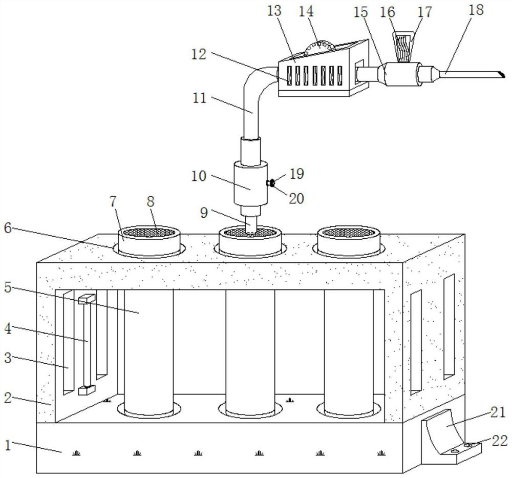 Blood collection needle capable of controlling flow through switch structure and blood collection tube