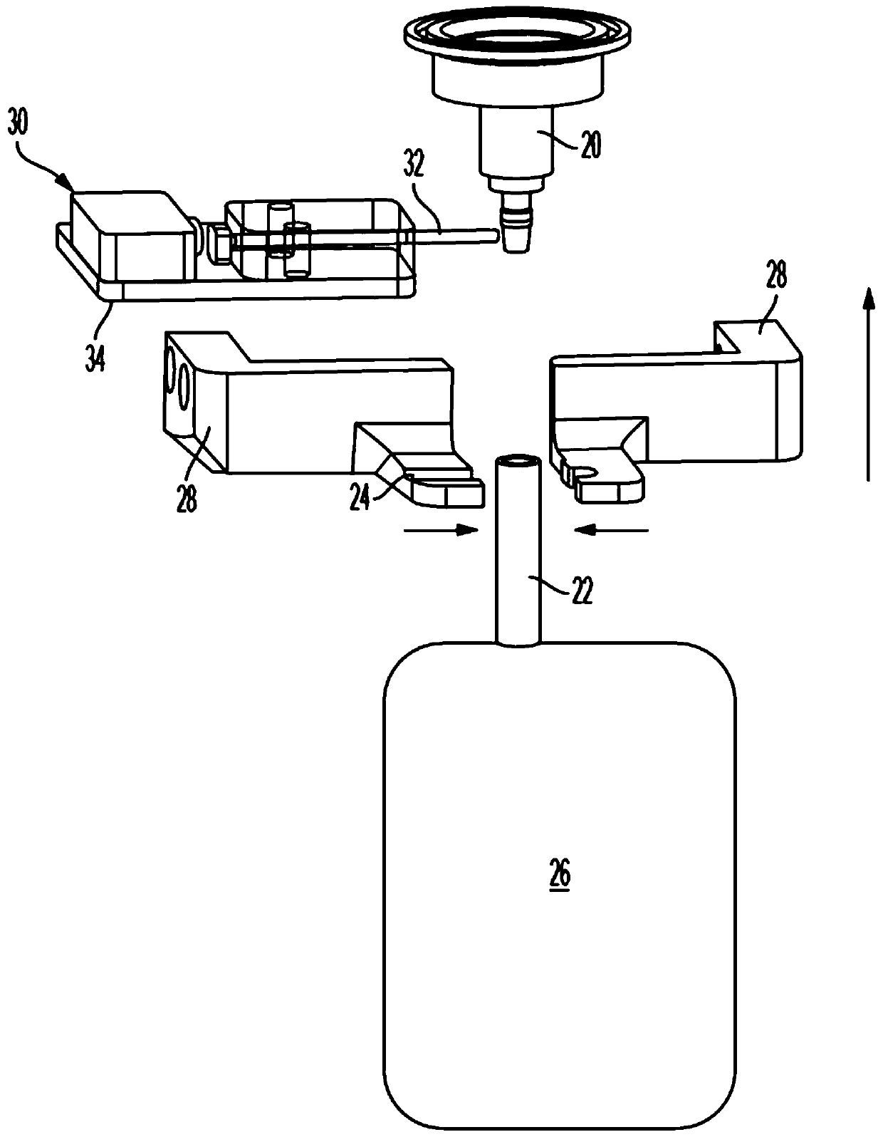 Medical liquid container filling system and method