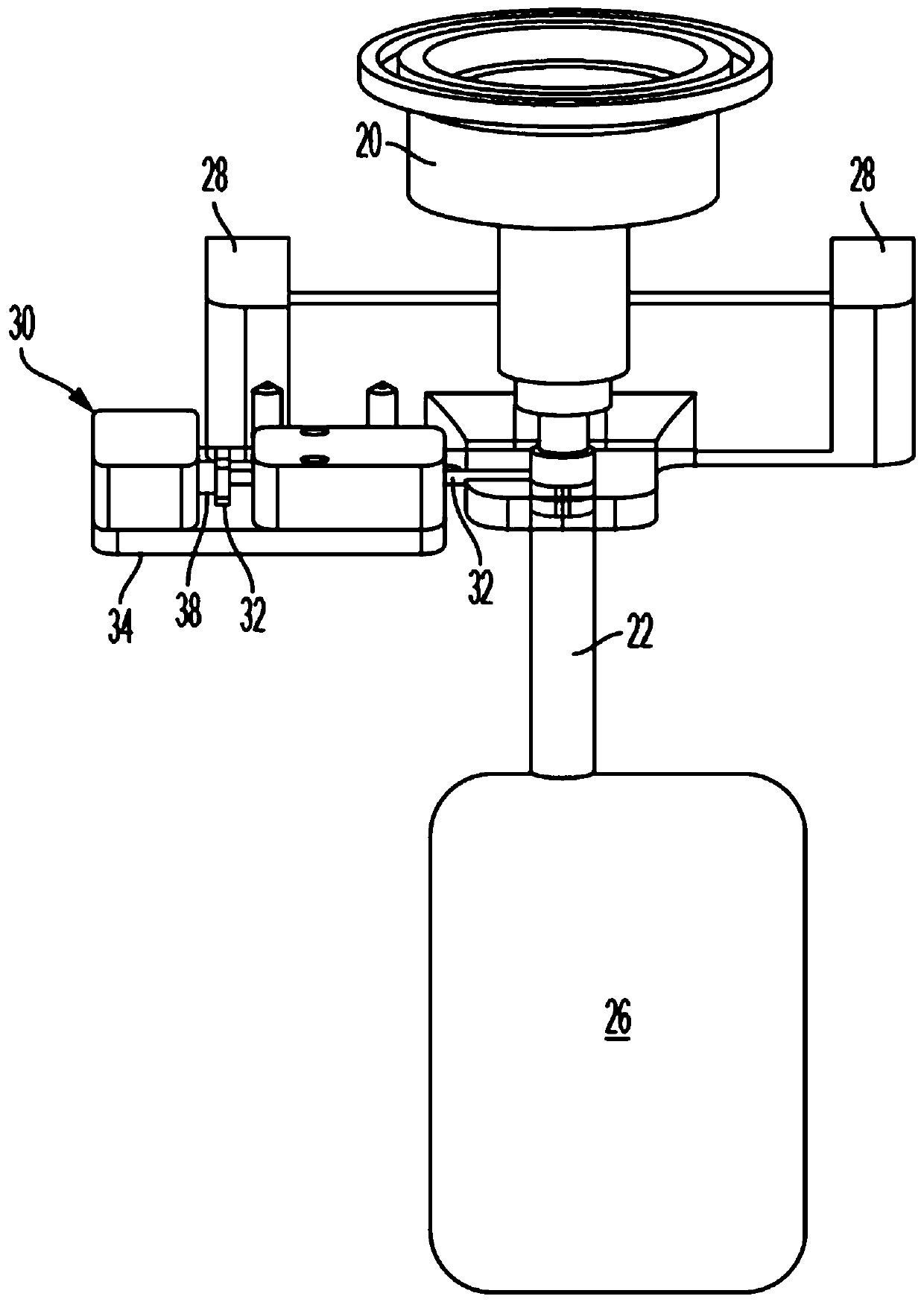 Medical liquid container filling system and method