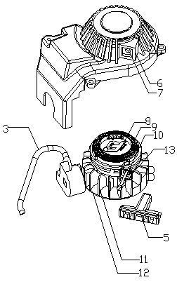 Internal cleaning device of floor intelligent cleaning robot