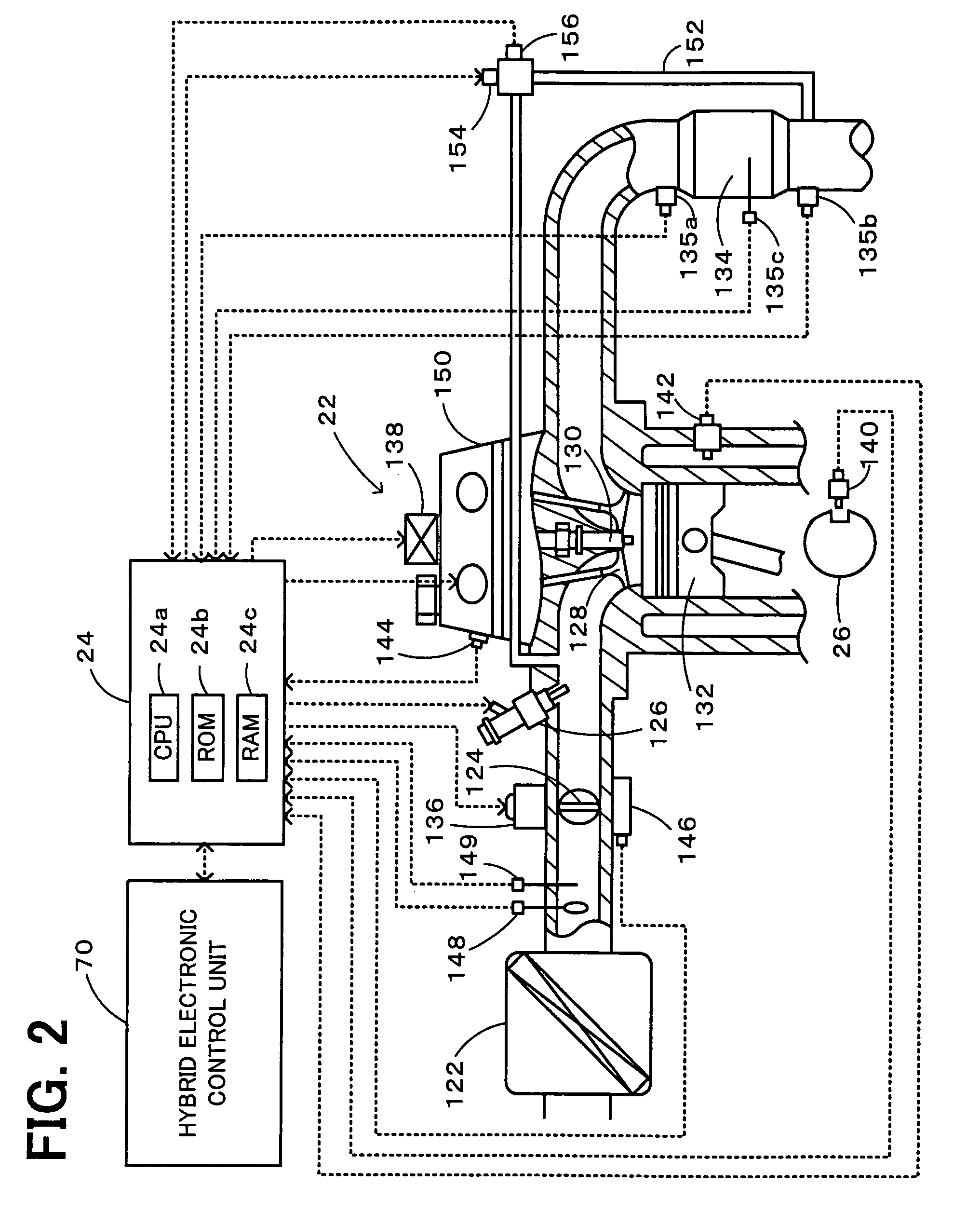 Internal combustion engine system and control method of internal combustion engine system
