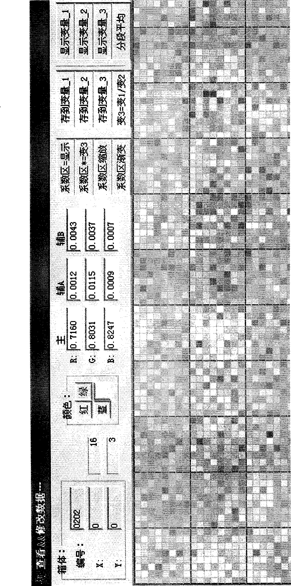 Method for correcting chrominance LED whole colorful display screen based on space vector