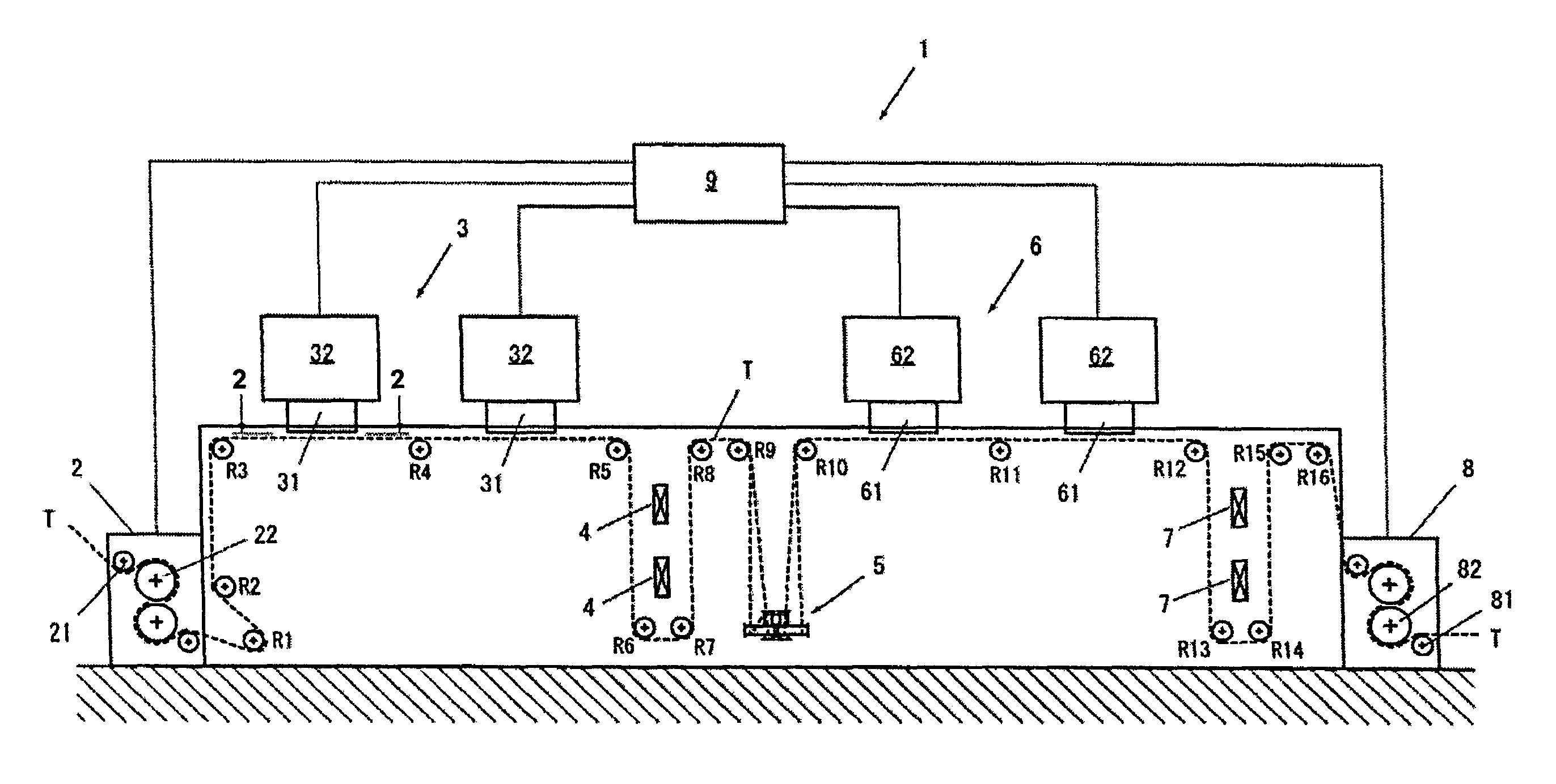 Inkjet dyeing apparatus