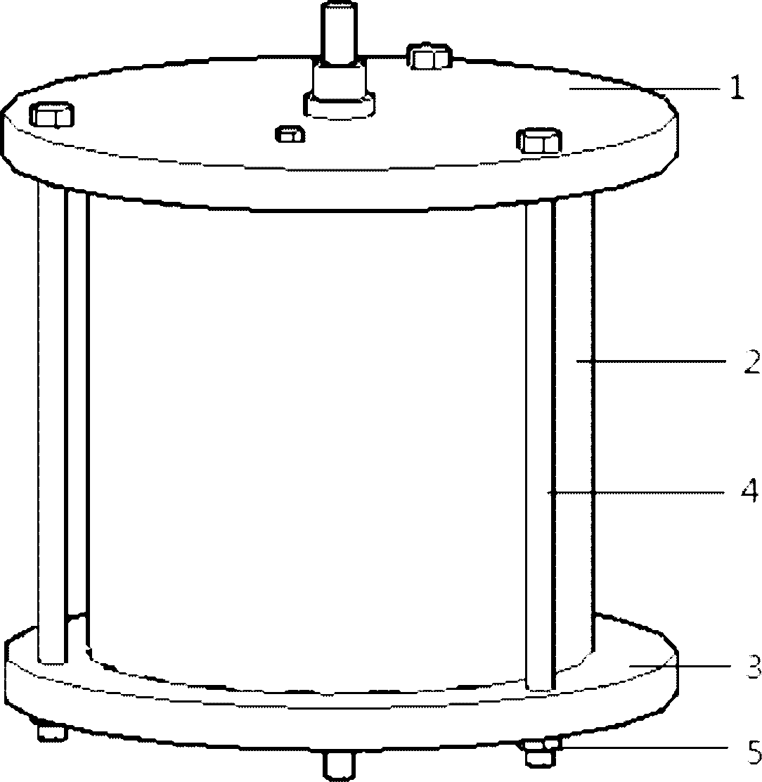 Method and device for measuring bonding strength between reinforcing steel and concrete under action of pre-stress