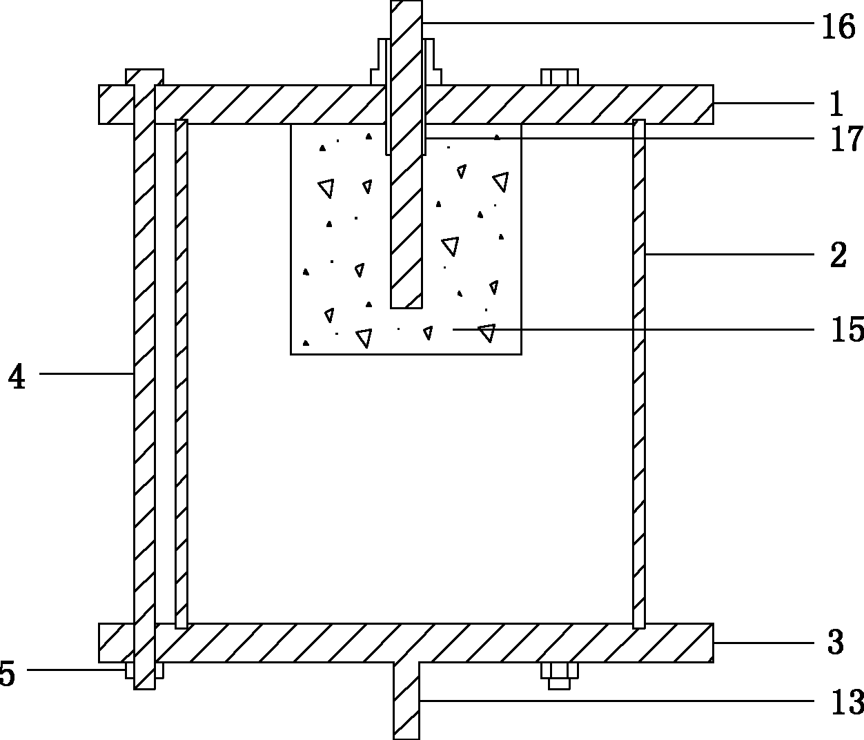 Method and device for measuring bonding strength between reinforcing steel and concrete under action of pre-stress