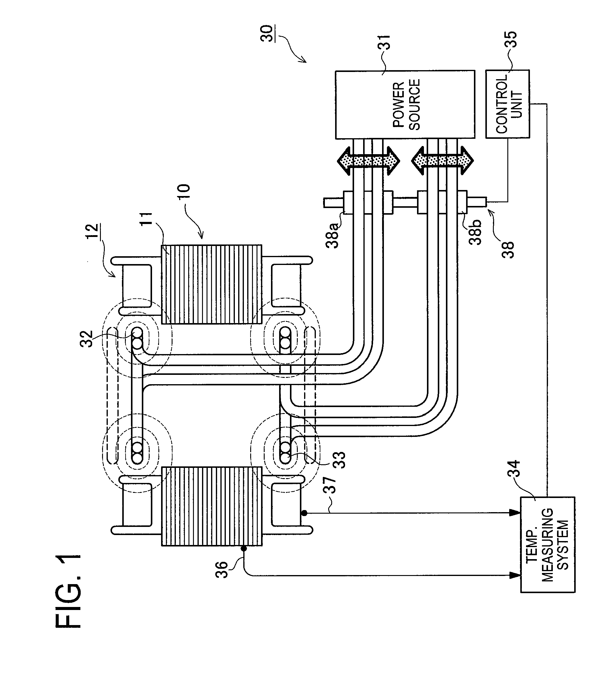 Method and device for heating stator