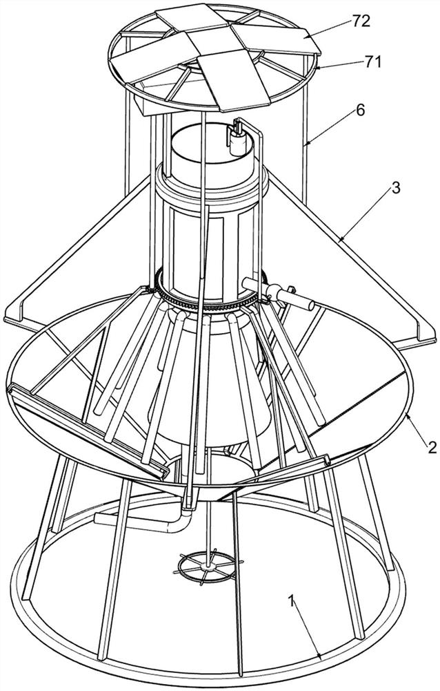 Concentration solar array type heat utilization water heating device