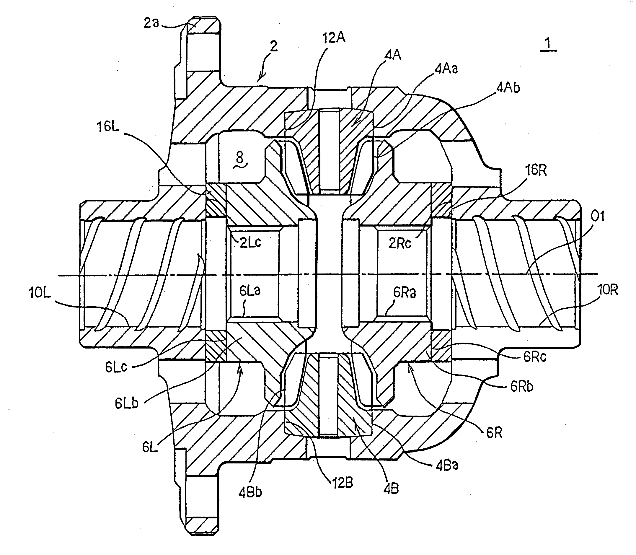 Differential Gearing for Vehicle