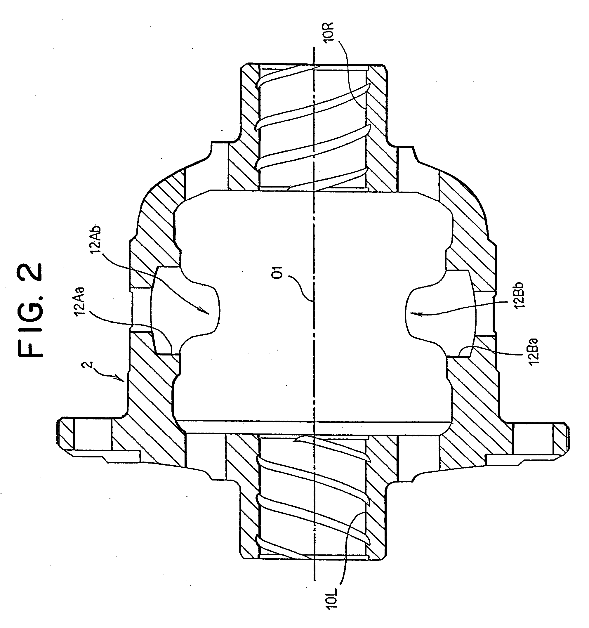 Differential Gearing for Vehicle