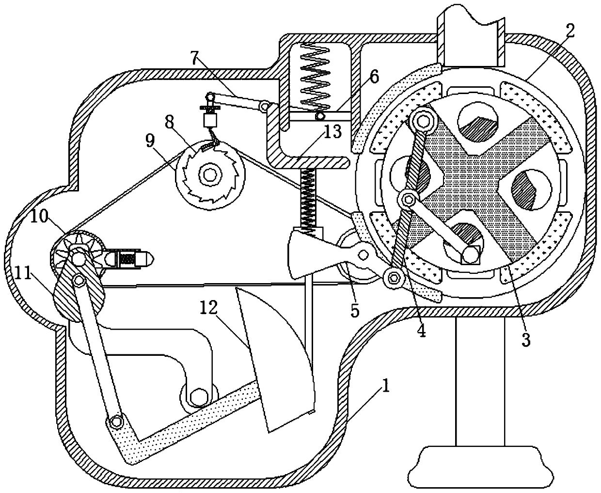 Daily general merchandise vending device capable of automatically supplementing merchandise based on pressure effect of merchandise