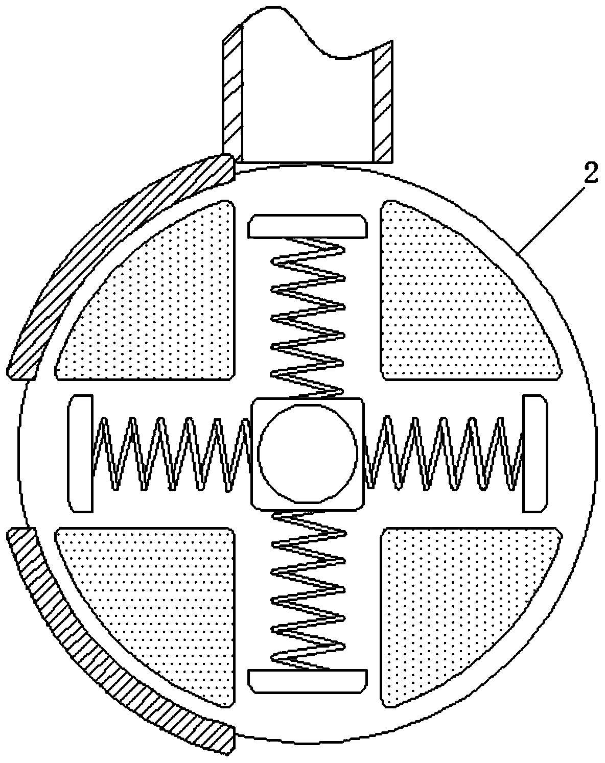 Daily general merchandise vending device capable of automatically supplementing merchandise based on pressure effect of merchandise