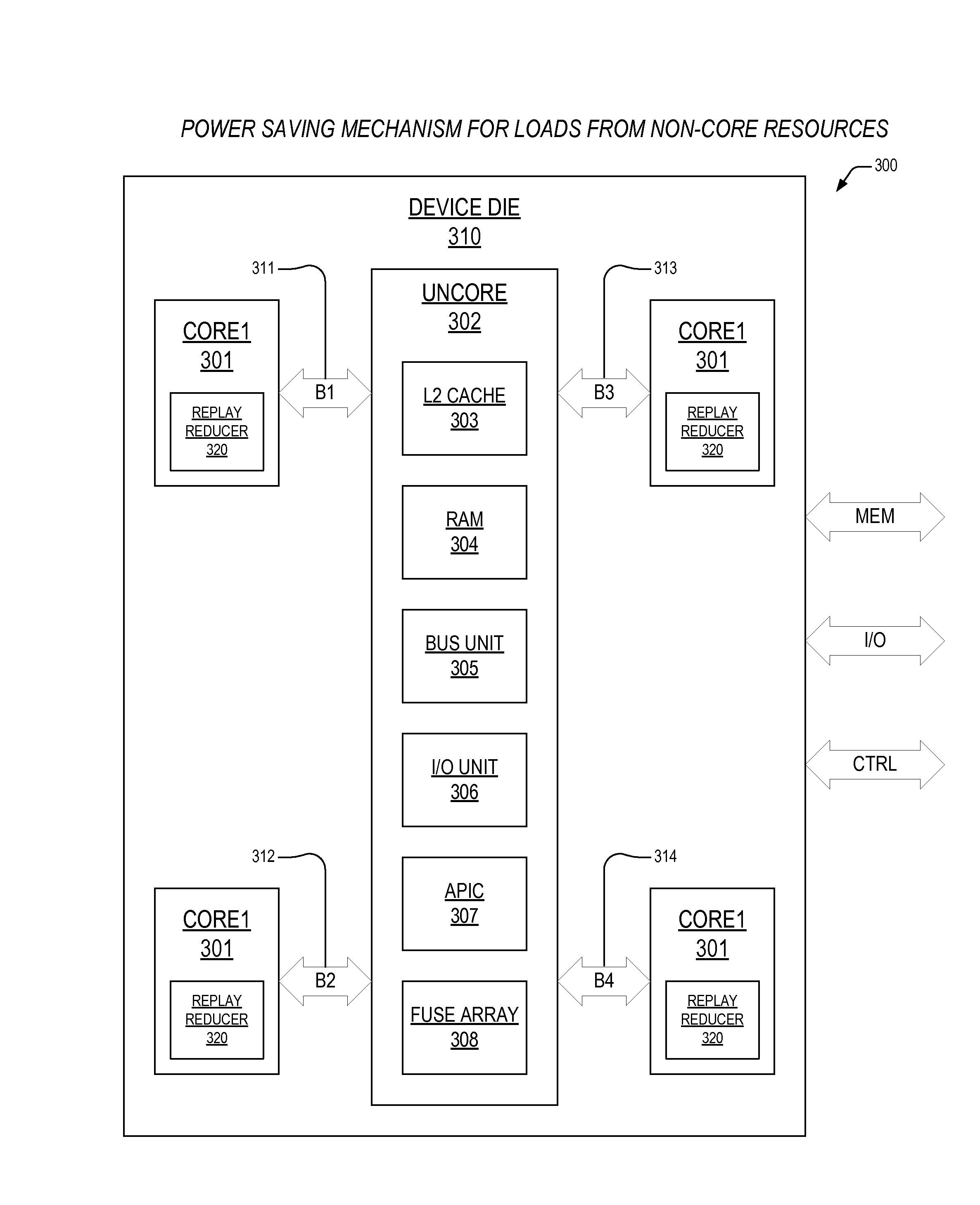 Mechanism to preclude i/o-dependent load replays in an out-of-order processor