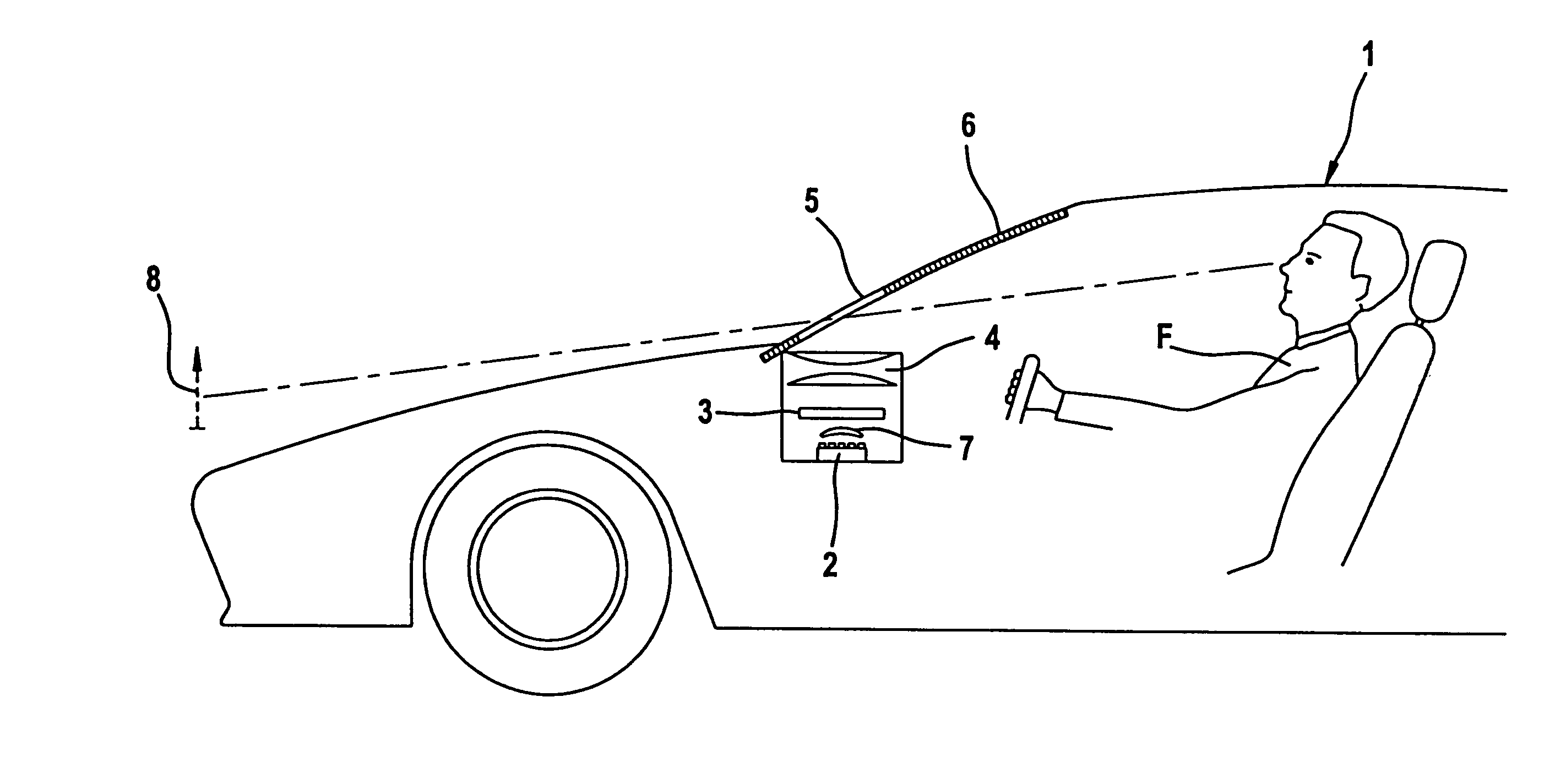 Color head-up display, in particular for a vehicle