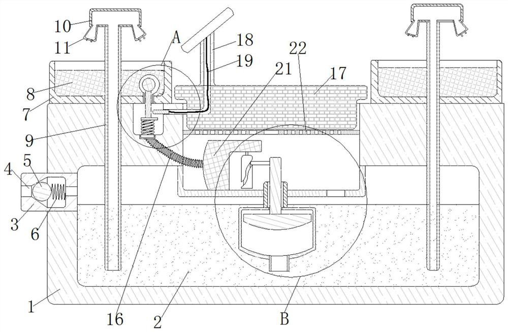 Energy-saving and environment-friendly lawn irrigation assembly with solar ground source heat pump