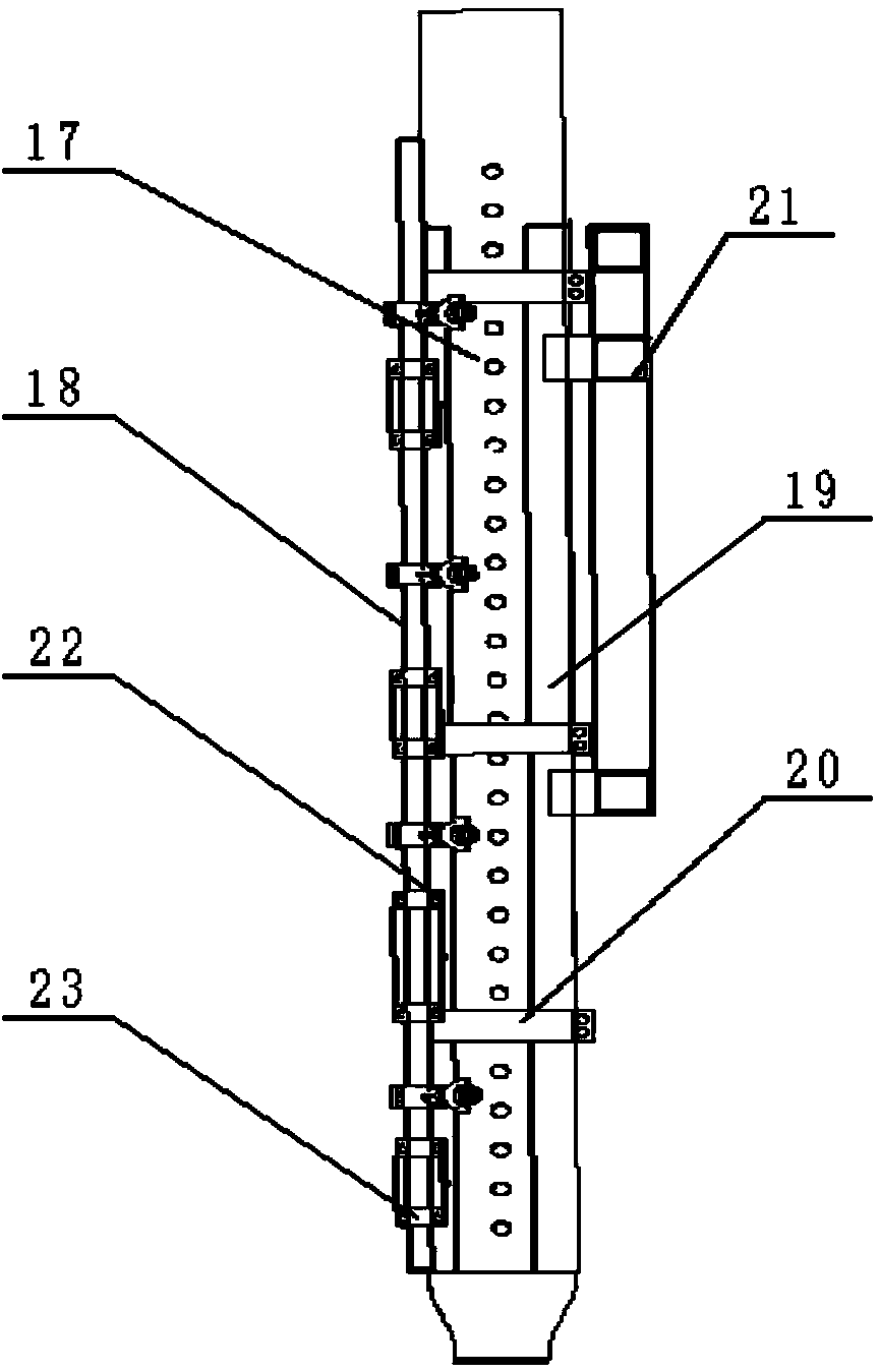 Pneumatic conveying type suspender profiling ripener spraying machine for cotton fields