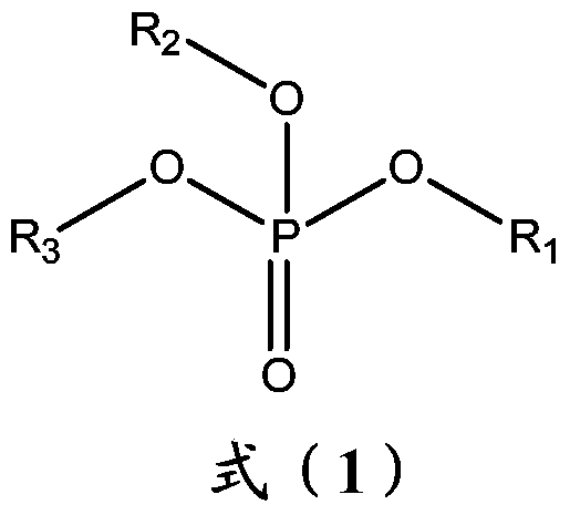 Catalytic system for polypropylene polymerization containing phosphate external electron donor and its application