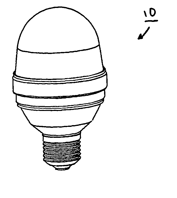 Light emitting diode (LED) light bulbs