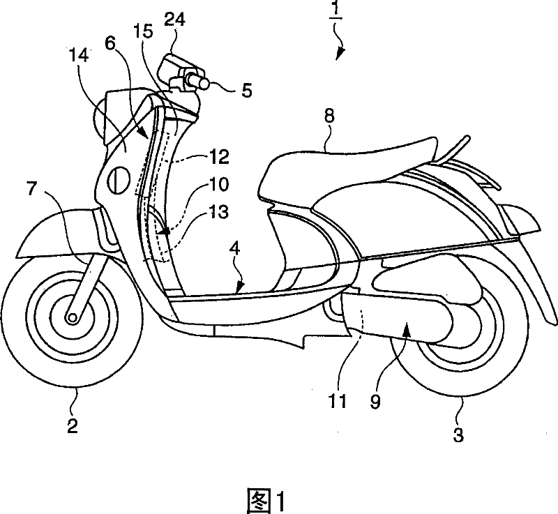 Small size automatic two-wheel cycle