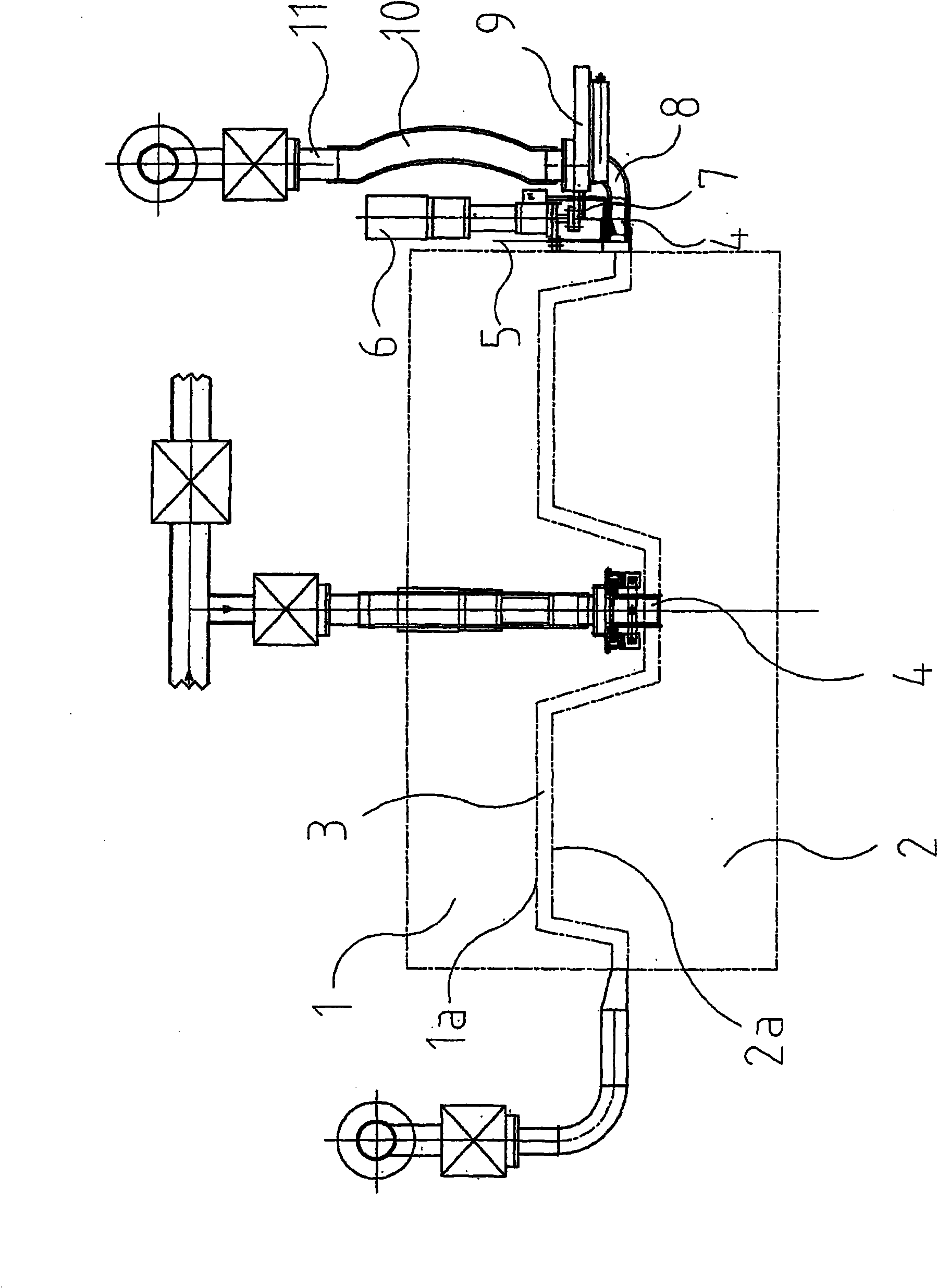 Device for producing moulded pieces from fibrous material