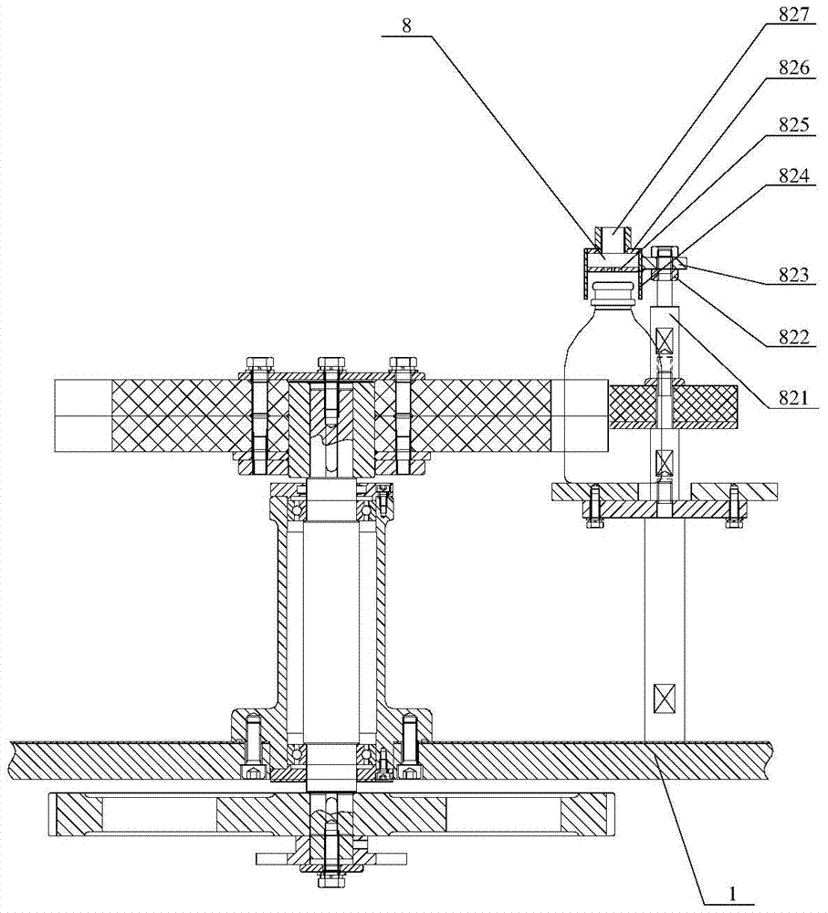 A large infusion liquid filling nitrogen filling stopper press machine