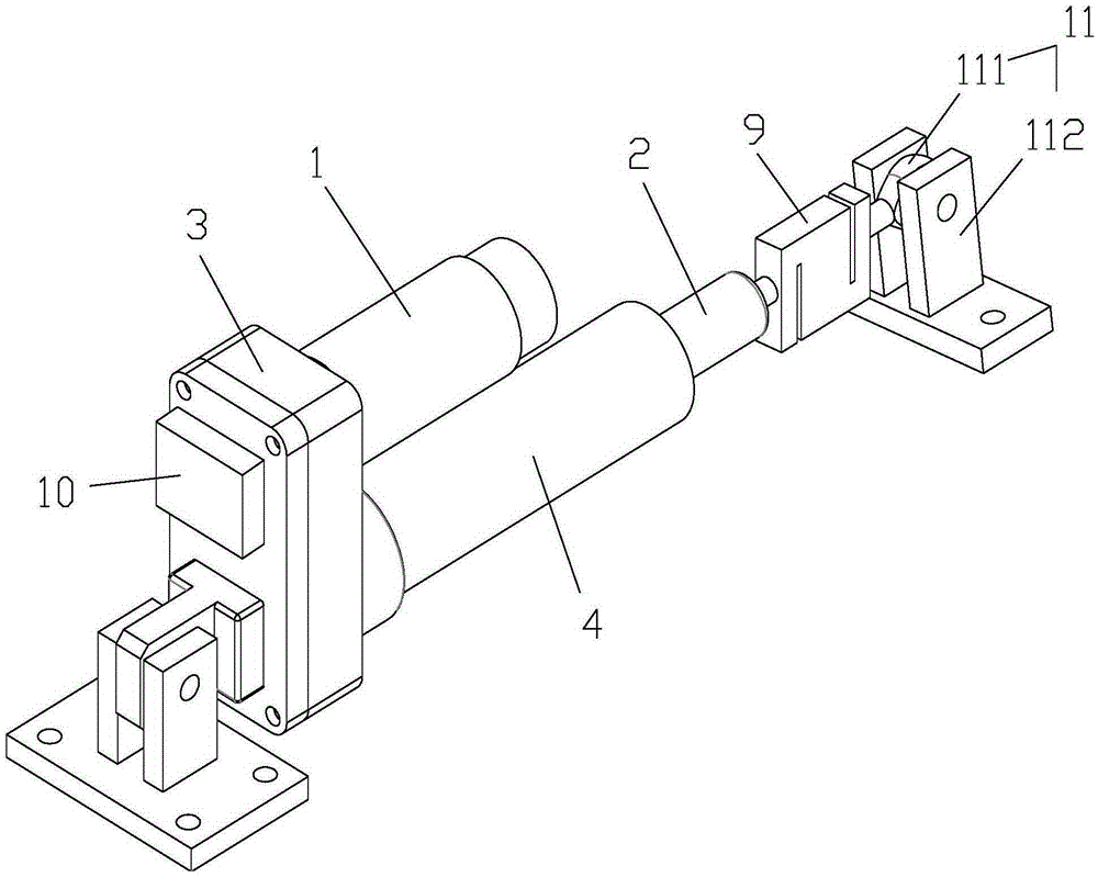 Electric linear actuator with sealed lubrication and overload protection structure