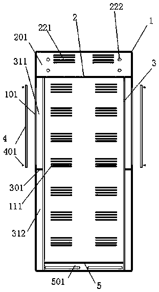 An Easy-to-Maintain Power Distribution Cabinet Structure