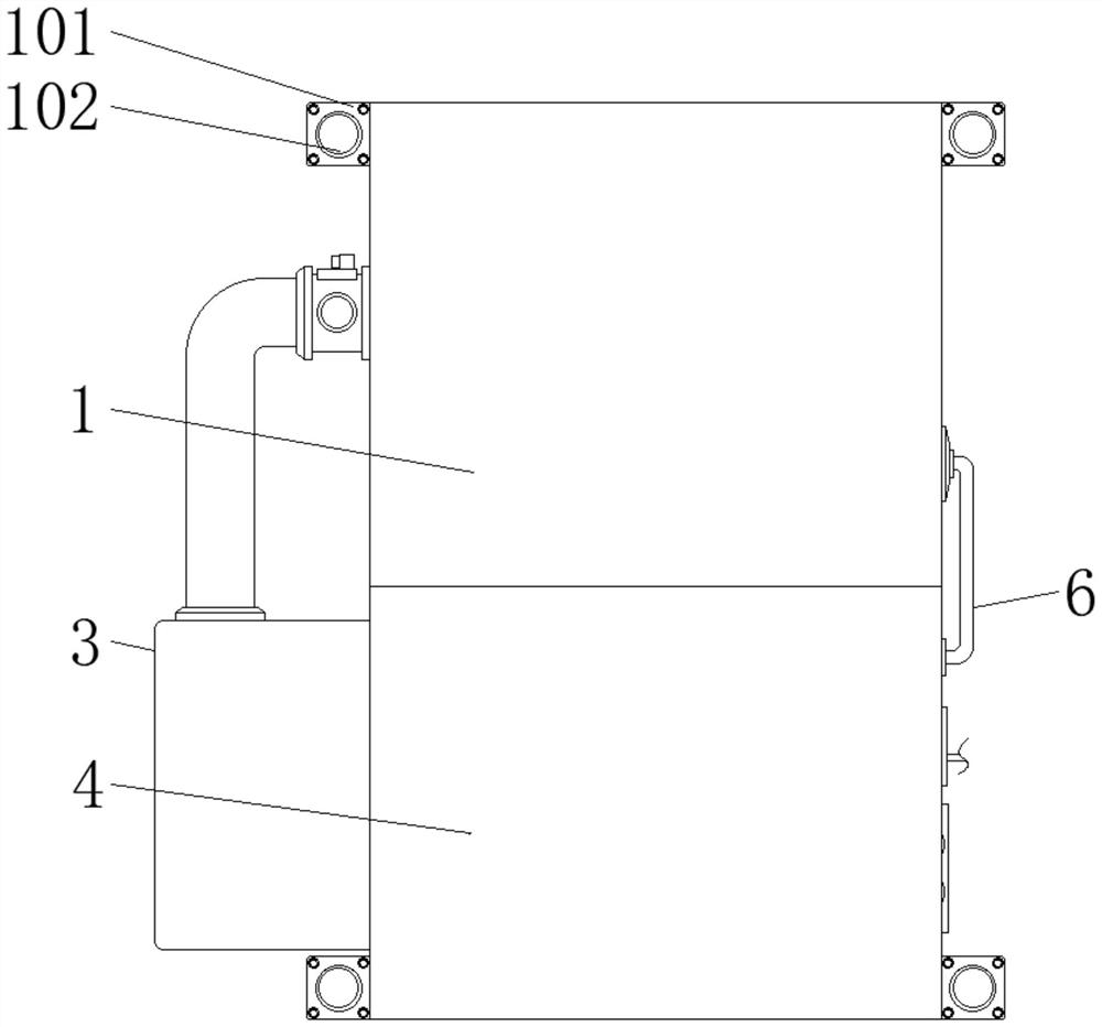 Efficient polyamide yarn elasticizing processing device and production process