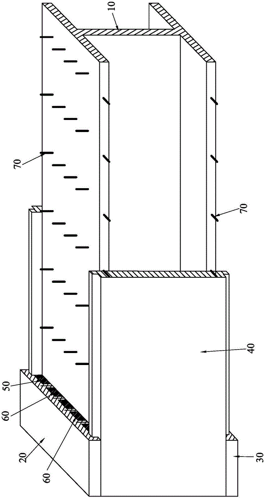 Novel assembled steel skeleton wood member