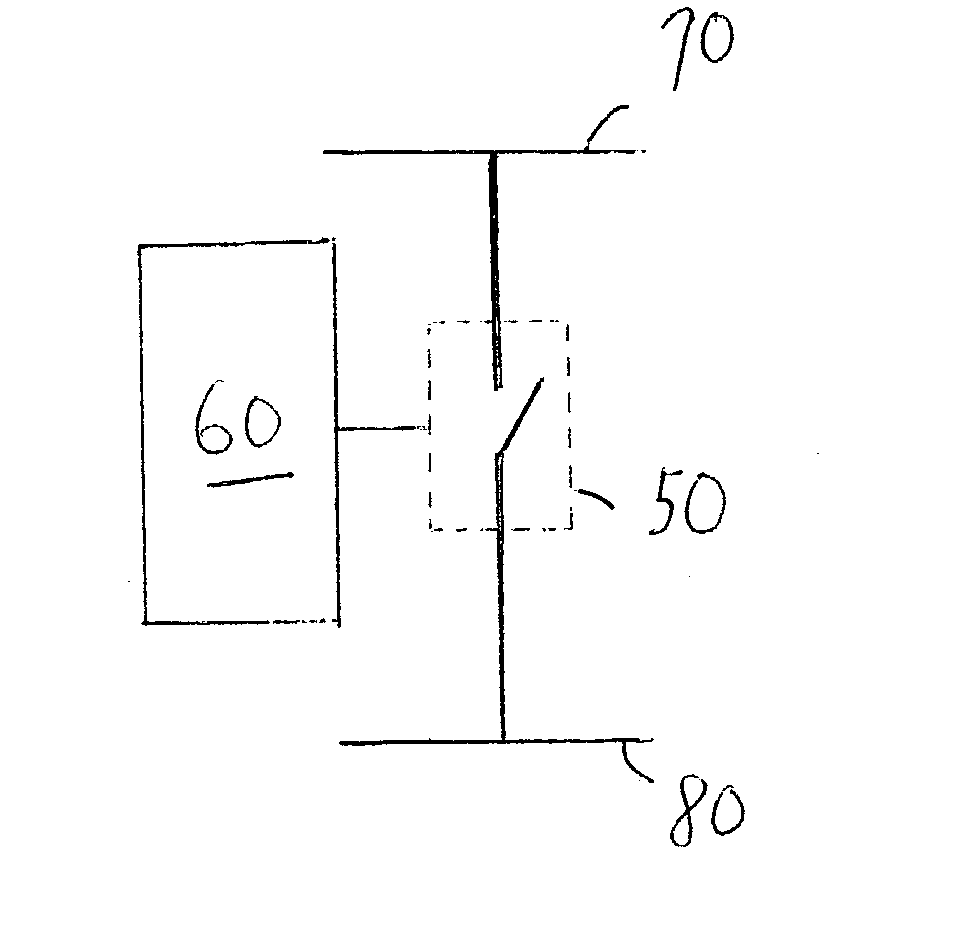 Electrostatic discharge protection device and method using depletion switch