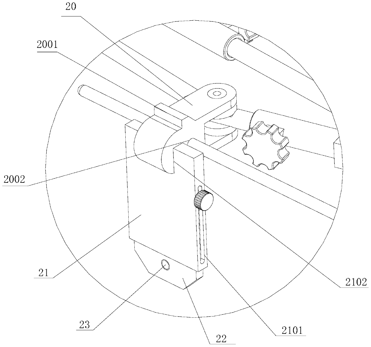 Thighbone auxiliary reduction device