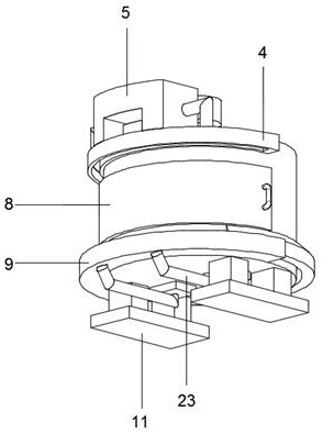 Part paint baking device and method for machining