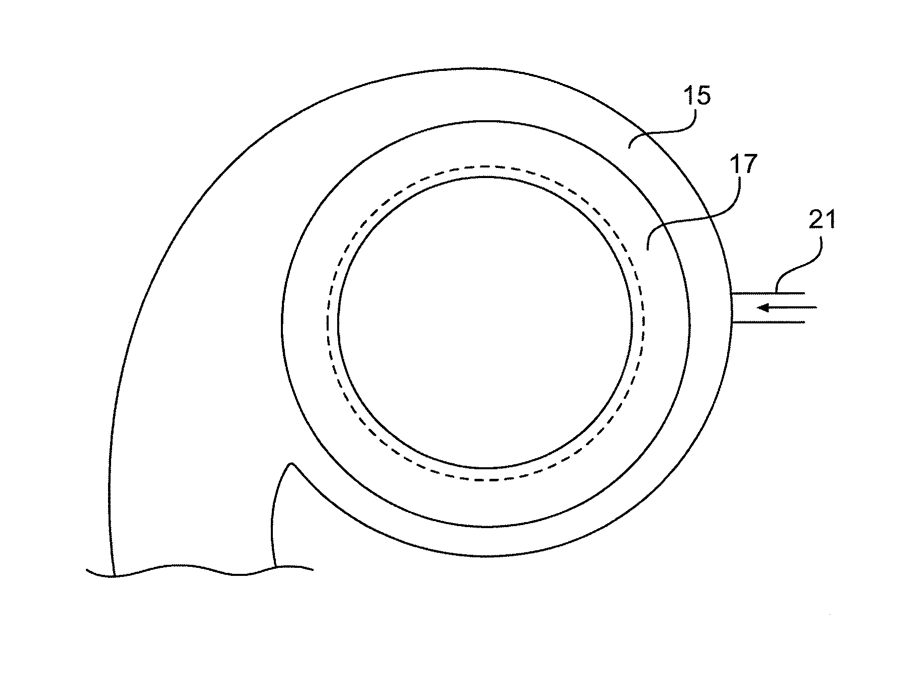 Blower scroll having an aspirator venturi