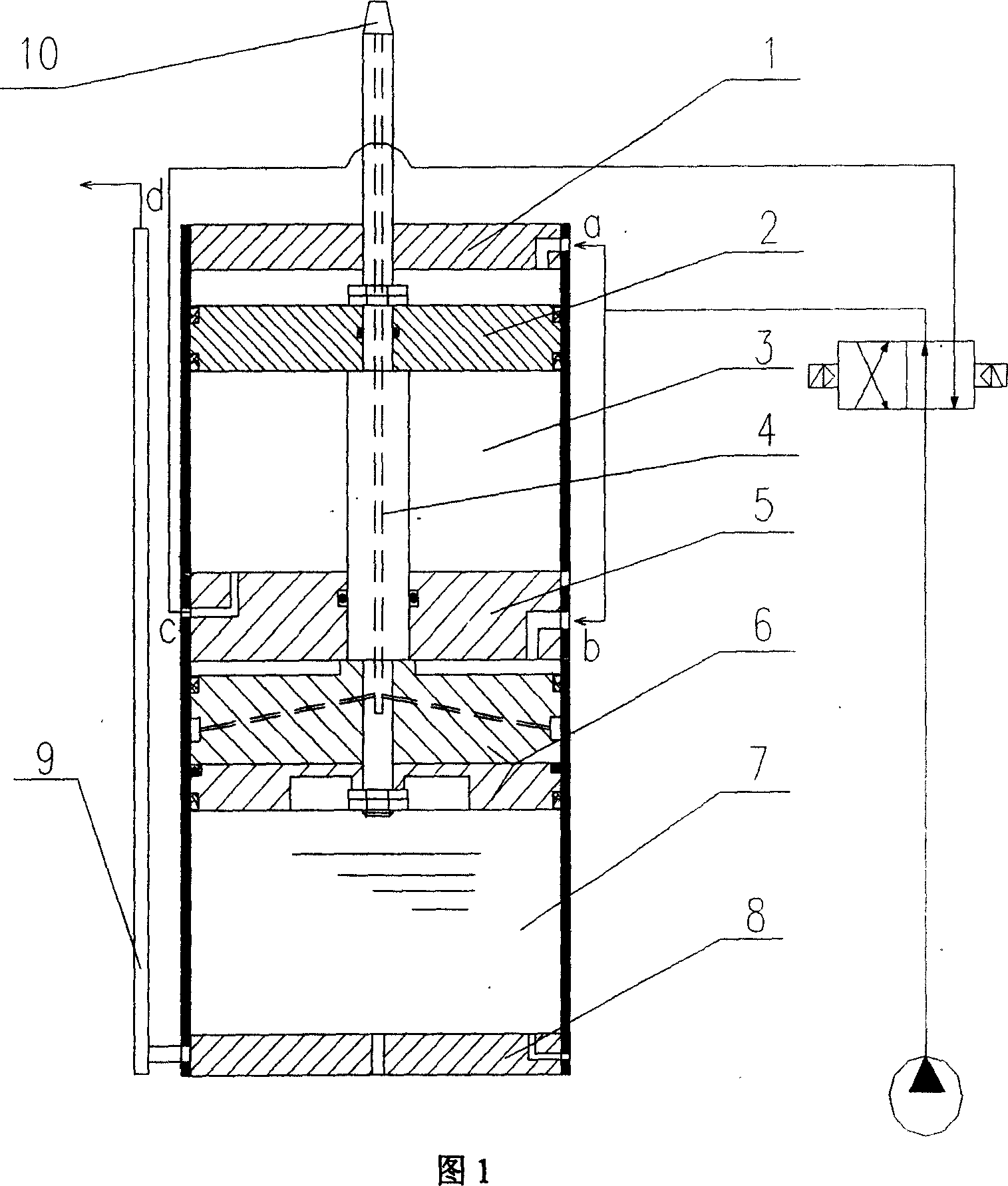 Apparatus for pressurizing gas, liquid