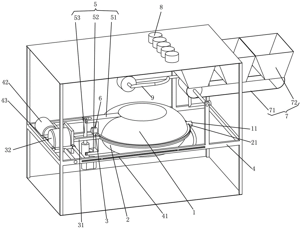 An automatic cooking pot and its automatic cooking system