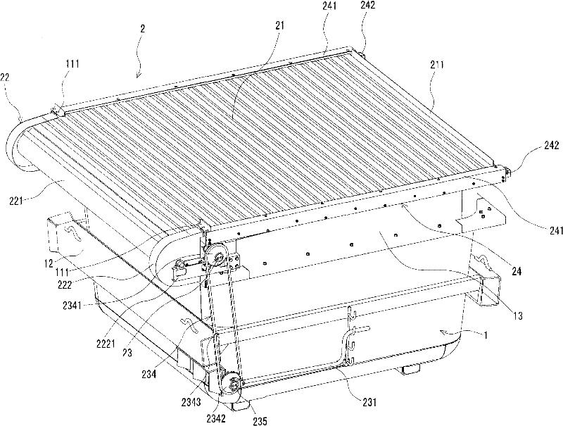 Transport container with cover body