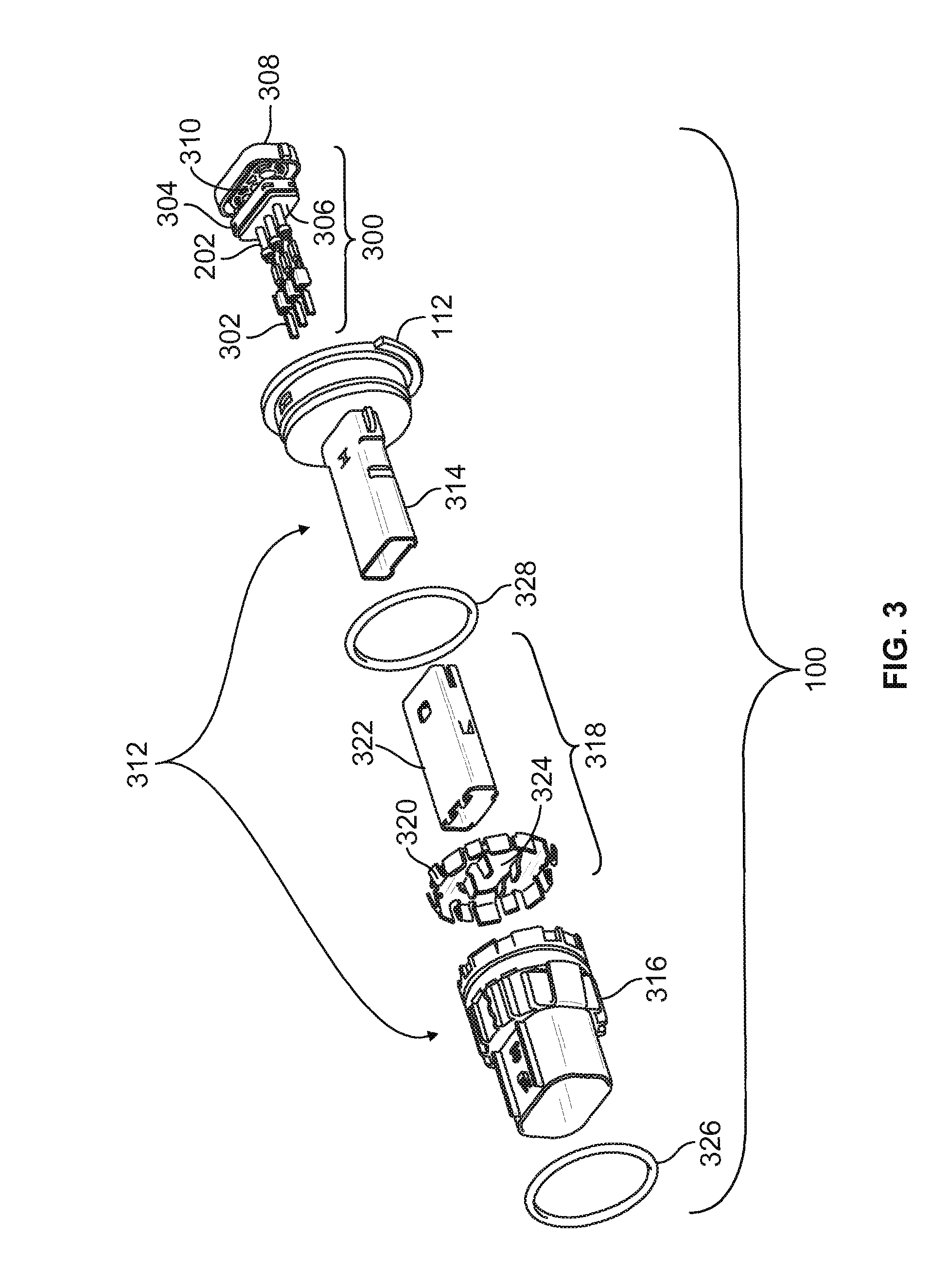 Header connector assembly