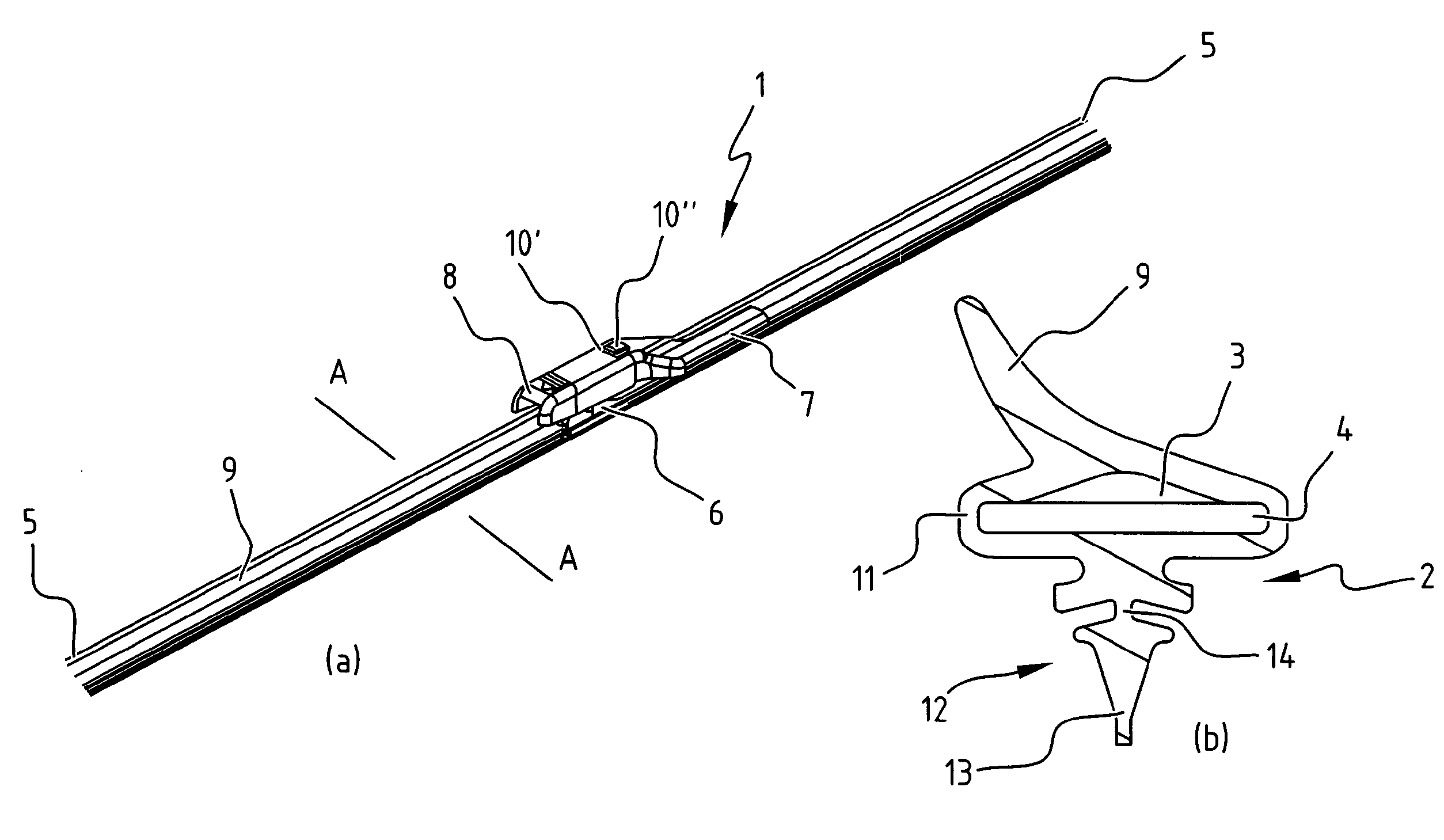 Windscreen wiper device