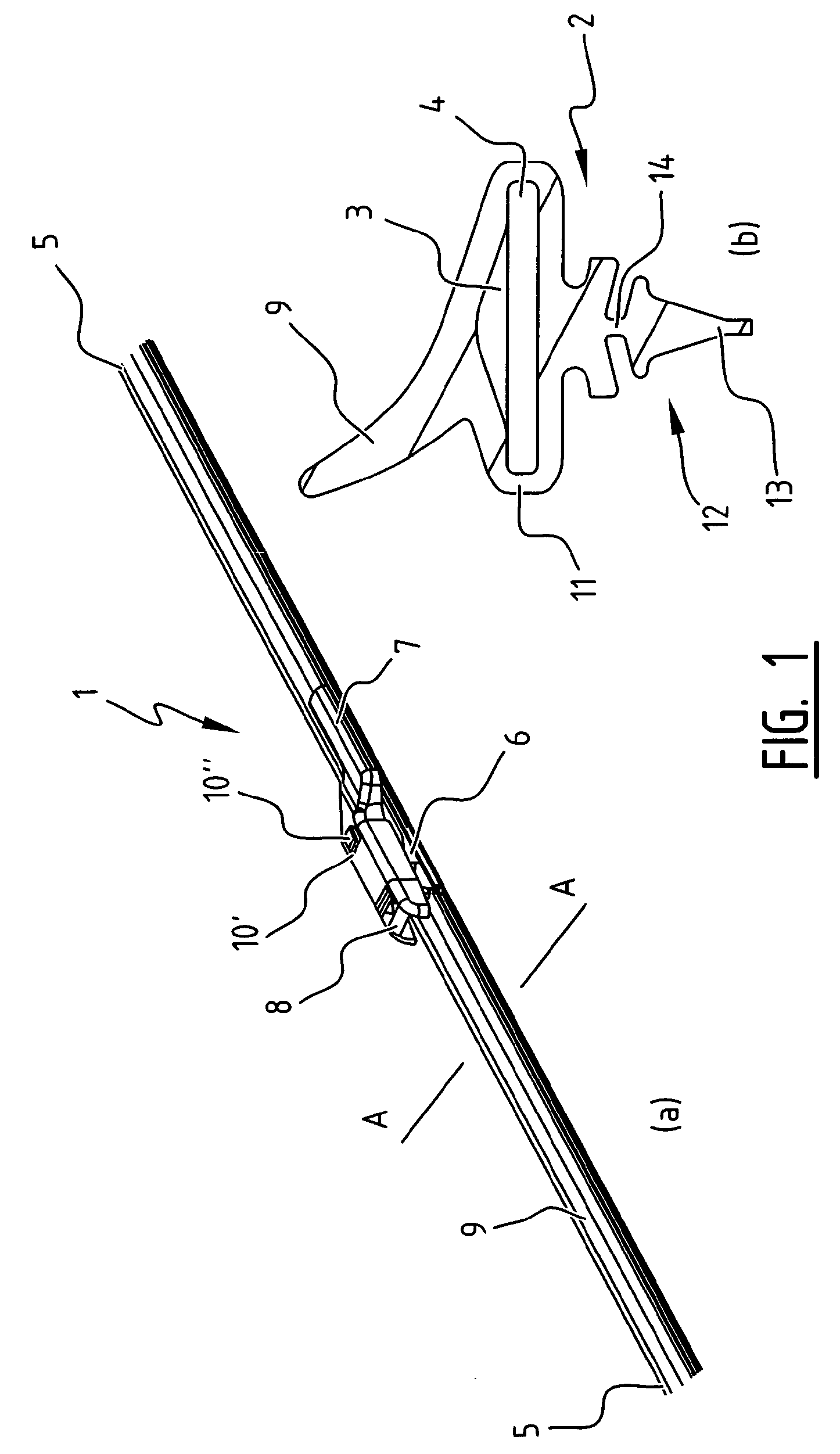 Windscreen wiper device