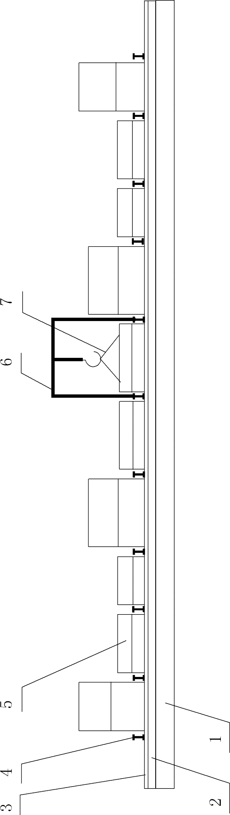 Method for performing load test for bridge support frame with hand-propelled movable prefabricated part