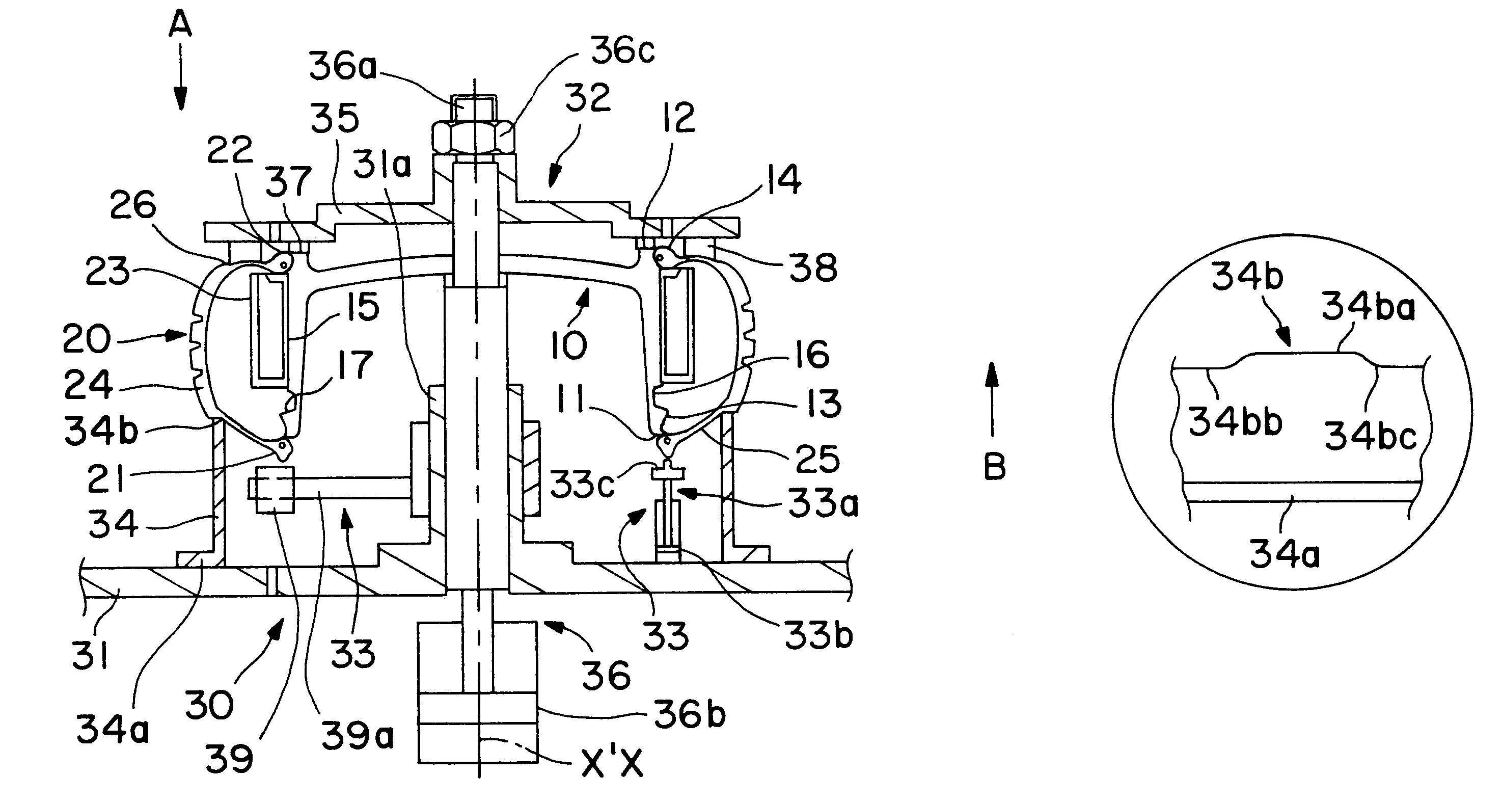 Process and device for inflating a tire