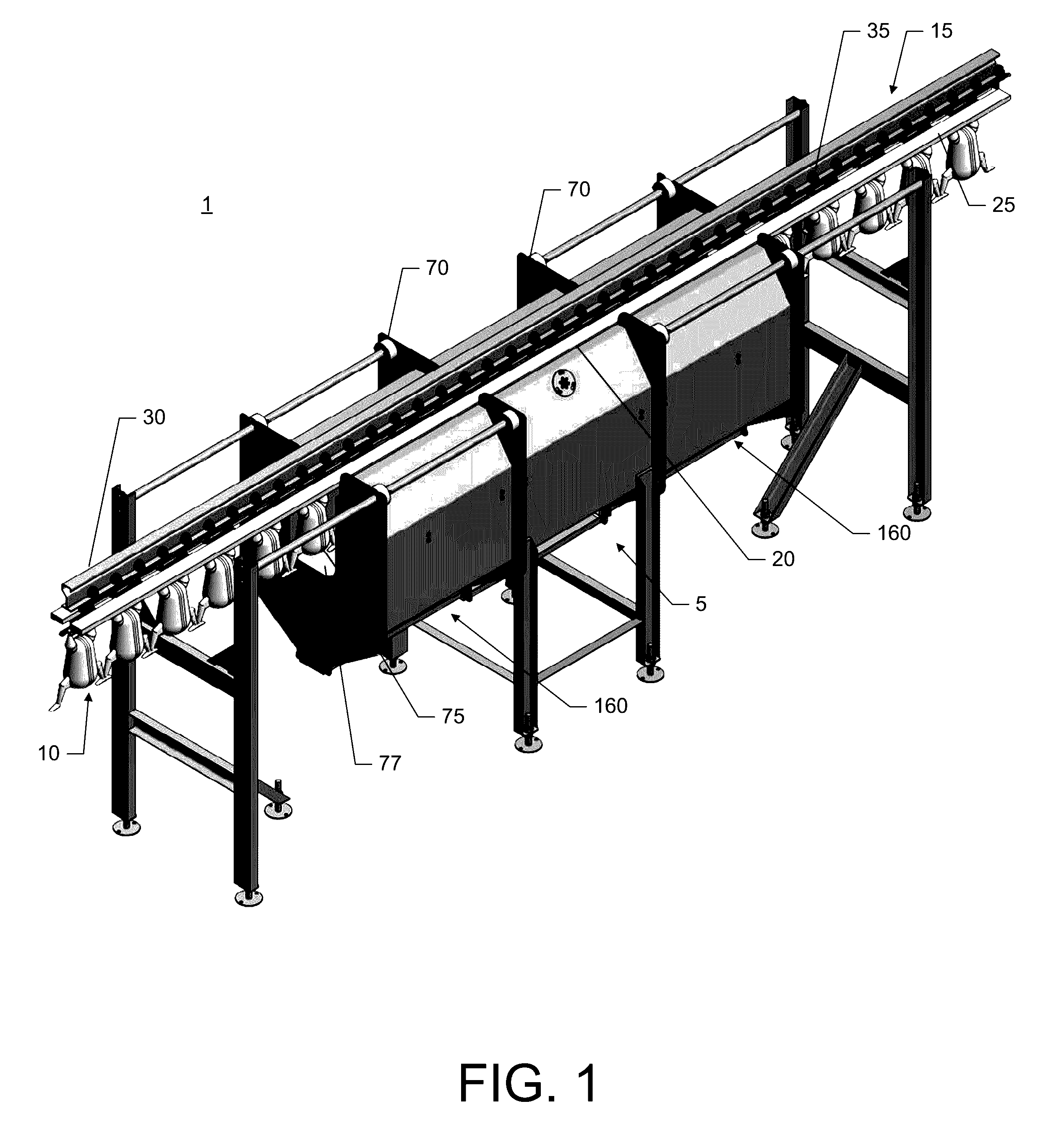 Apparatus and method for spraying food and food processing articles with antimicrobials and other agents