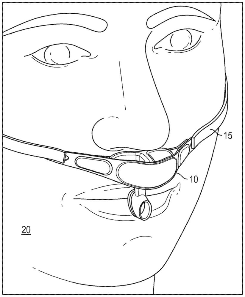 Nasal and oral respiration sensor
