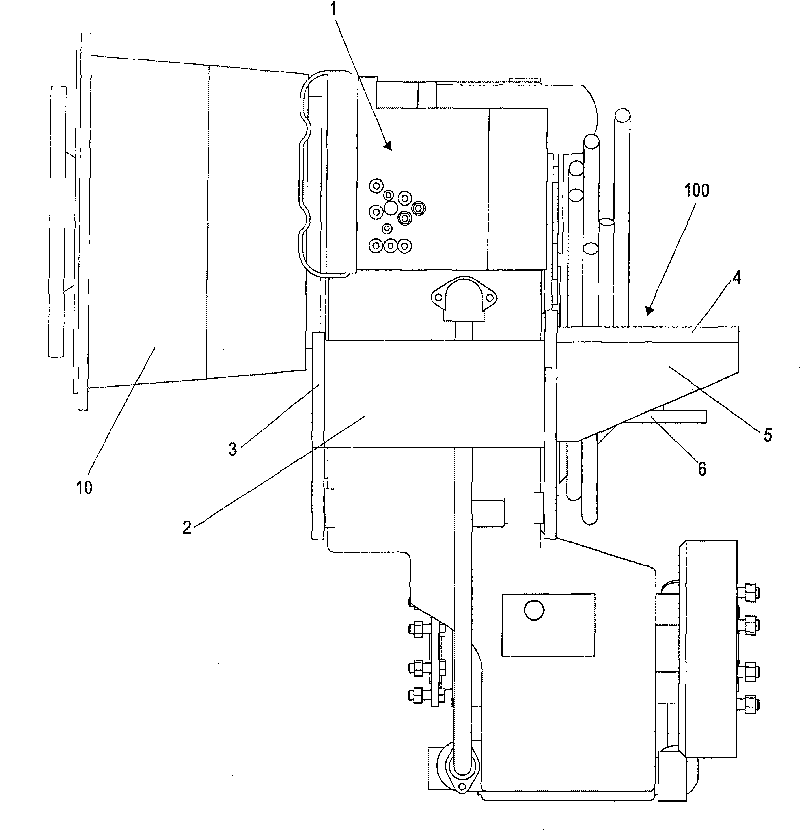 Bracket, a machine using the bracket and the fixing method thereof