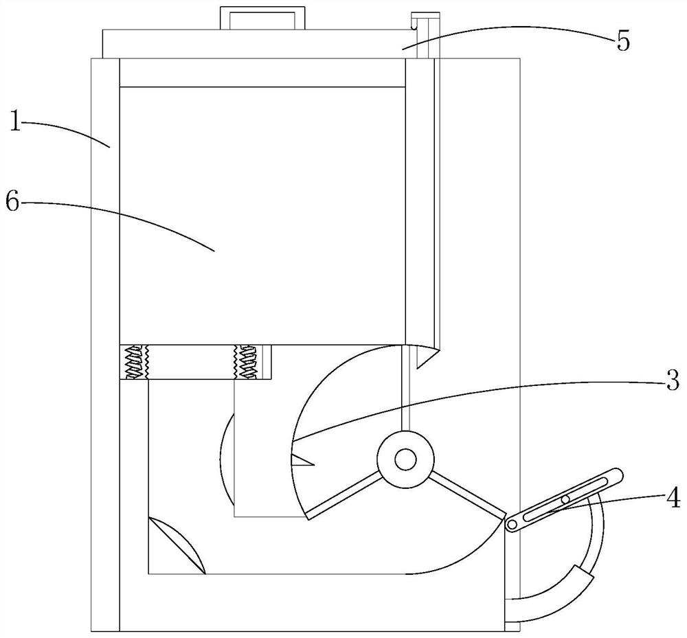 Food putting device for garden fishpond