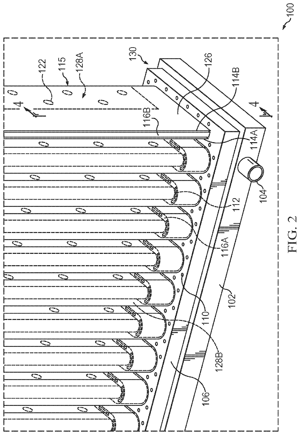 Compact high-throughput device for water treatment