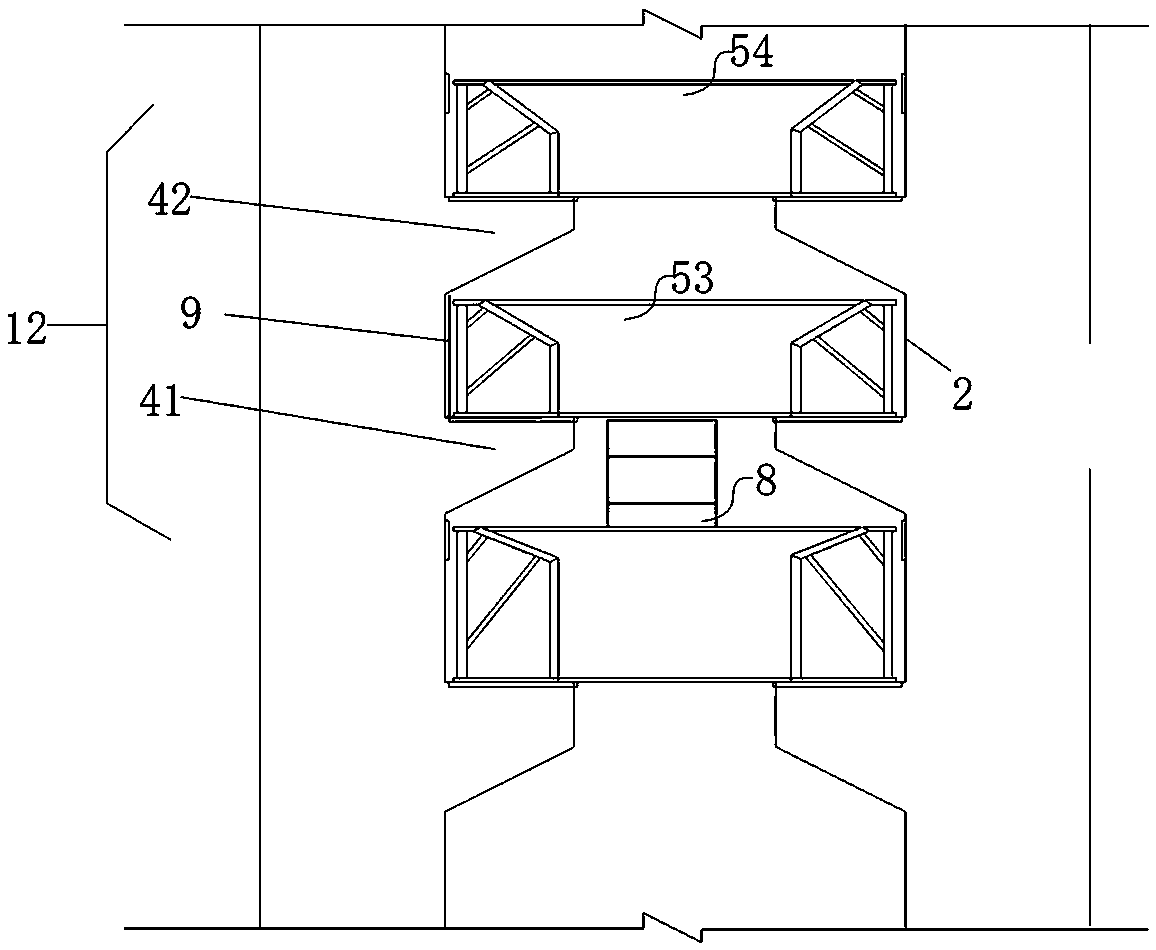 Construction system and construction method for cable-stayed bridge main tower and steel anchor beams