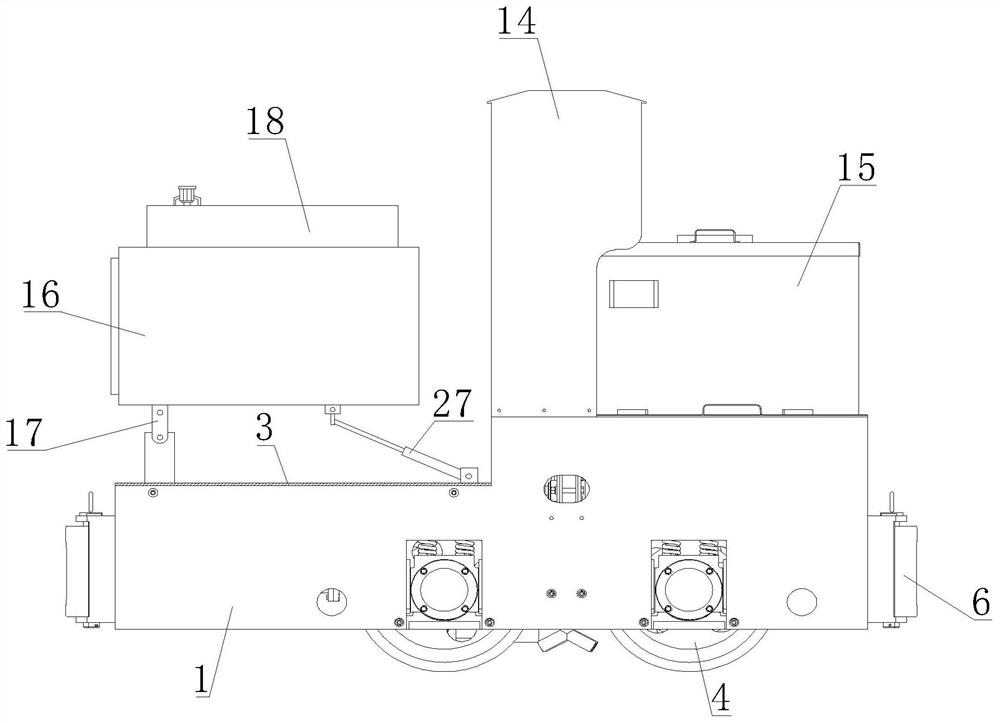 Rail intelligent transfer trolley and using method