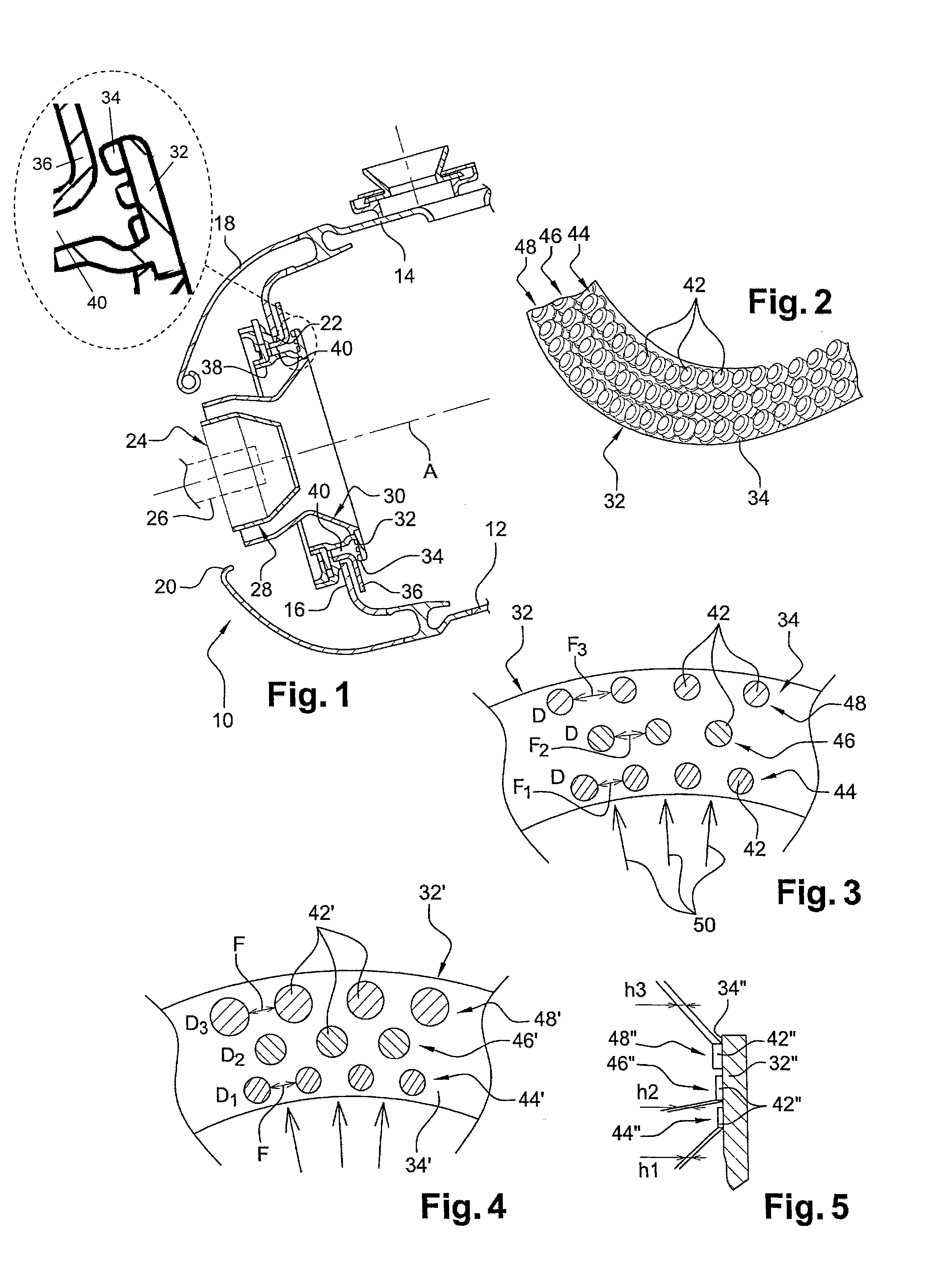 Fuel injection system for a combustion chamber of a turbomachine