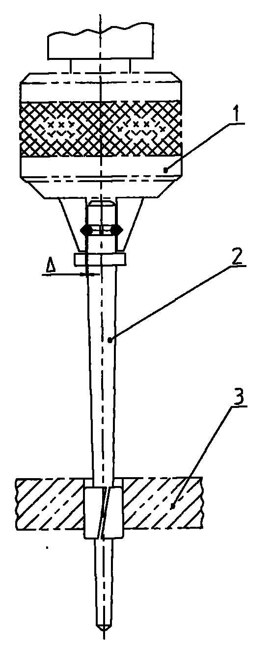 Small-hole grinding tool for correcting hole diameter